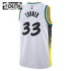 Camiseta Niños Indiana Pacers Myles Turner 2024-25 Nike City Edition Blanco Swingman
